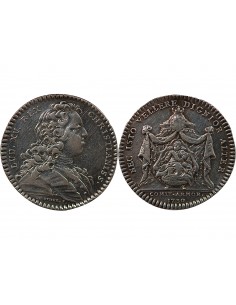 ETATS DE BRETAGNE, LOUIS XV – JETON ARGENT 1730 SAINT BRIEUC Daniel 84 2