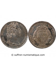 ETATS DE BRETAGNE, LOUIS XV – JETON ARGENT 1732 RENNES Daniel 86