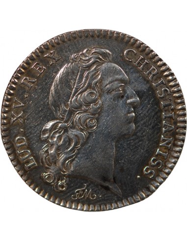 ETATS DE BRETAGNE, LOUIS XV – JETON ARGENT 1740 RENNES Daniel 92