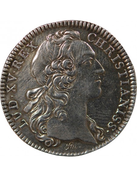 ETATS DE BRETAGNE, LOUIS XV – JETON ARGENT 1742 RENNES Daniel 93