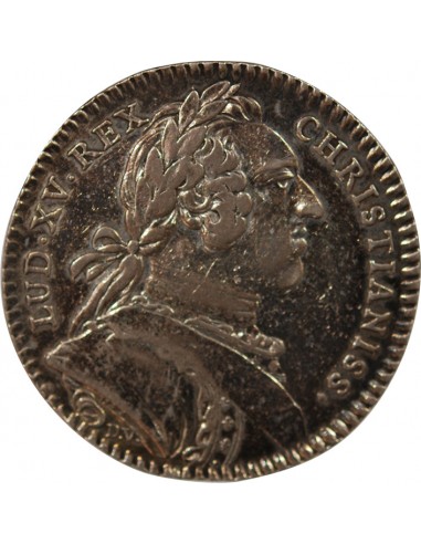 ETATS DE BRETAGNE, LOUIS XV – JETON ARGENT 1750 RENNES Daniel 100