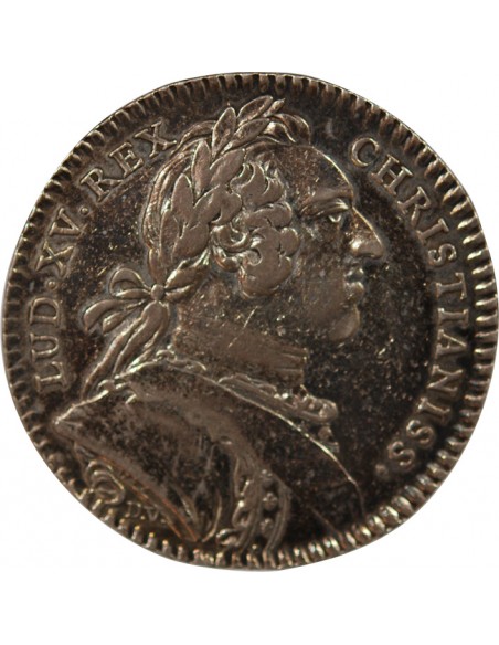 ETATS DE BRETAGNE, LOUIS XV – JETON ARGENT 1750 RENNES Daniel 100