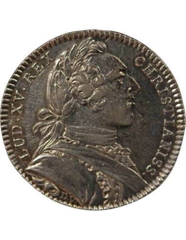ETATS DE BRETAGNE, LOUIS XV – JETON ARGENT 1752 RENNES Daniel 101