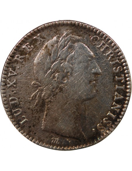 ETATS DE BRETAGNE, LOUIS XV – JETON ARGENT 1756 RENNES Daniel 103