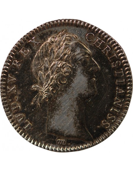 ETATS DE BRETAGNE, LOUIS XV – JETON ARGENT 1758 SAINT BRIEUC Daniel 105