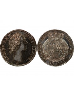 ETATS DE BRETAGNE, LOUIS XV – JETON ARGENT 1758 SAINT BRIEUC Daniel 105 2