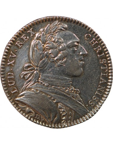ETATS DE BRETAGNE, LOUIS XV – JETON ARGENT 1758 SAINT BRIEUC Daniel 106