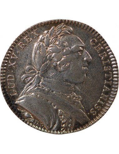 ETATS DE BRETAGNE, LOUIS XV – JETON ARGENT 1758 SAINT BRIEUC Daniel 109