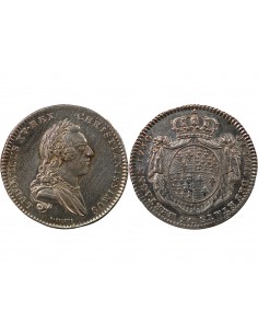 ETATS DE BRETAGNE, LOUIS XV – JETON ARGENT 1760 NANTES Daniel 110 2