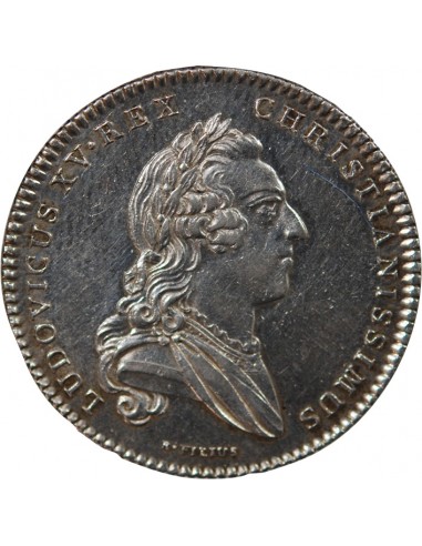 ETATS DE BRETAGNE, LOUIS XV – JETON ARGENT 1764 RENNES Daniel 113