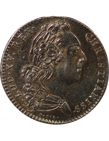 ETATS DE BRETAGNE, LOUIS XV – JETON ARGENT 1764 RENNES Daniel 115