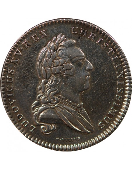 ETATS DE BRETAGNE, LOUIS XV – JETON ARGENT 1766 RENNES Daniel 117