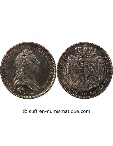 ETATS DE BRETAGNE, LOUIS XV – JETON ARGENT 1766 RENNES Daniel 117