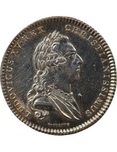 ETATS DE BRETAGNE, LOUIS XV – JETON ARGENT 1768 RENNES Daniel 118
