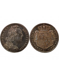 ETATS DE BRETAGNE, LOUIS XV – JETON ARGENT 1768 RENNES Daniel 119 2
