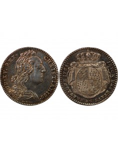ETATS DE BRETAGNE, LOUIS XV – JETON ARGENT 1768 RENNES Daniel 119 2