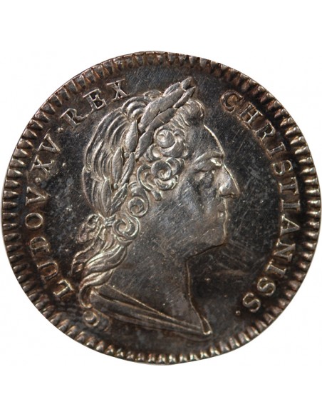 ETATS DE BRETAGNE, LOUIS XV – JETON ARGENT 1768 RENNES Daniel 119