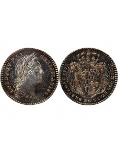 ETATS DE BRETAGNE, LOUIS XV – JETON ARGENT 1768 RENNES Daniel 119 2