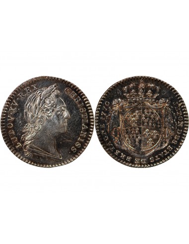 ETATS DE BRETAGNE, LOUIS XV – JETON ARGENT 1768 RENNES Daniel 119
