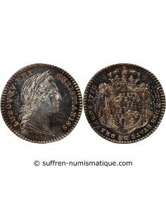 ETATS DE BRETAGNE, LOUIS XV – JETON ARGENT 1768 RENNES Daniel 119