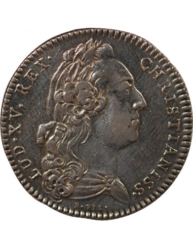 ETATS DE BRETAGNE, LOUIS XV – JETON ARGENT 1772 MORLAIX Daniel 121