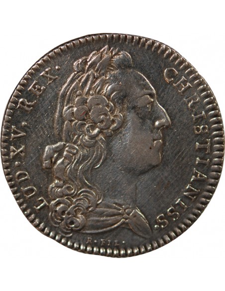 ETATS DE BRETAGNE, LOUIS XV – JETON ARGENT 1772 MORLAIX Daniel 121