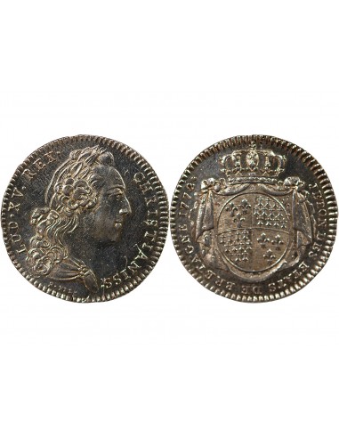 ETATS DE BRETAGNE, LOUIS XV – JETON ARGENT 1772 MORLAIX Daniel 121