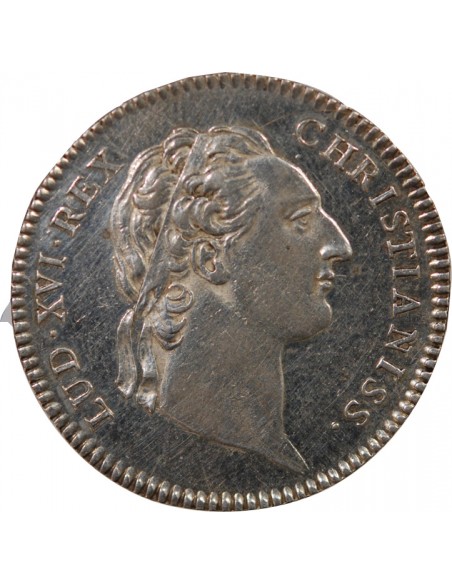 ETATS DE BRETAGNE, LOUIS XVI – JETON ARGENT 1774 RENNES Daniel 123