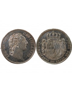 ETATS DE BRETAGNE, LOUIS XVI – JETON ARGENT 1774 RENNES Daniel 123 2