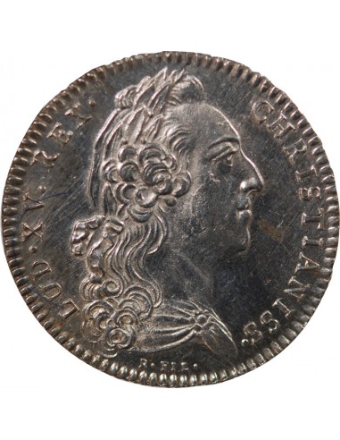 ETATS DE BRETAGNE, LOUIS XV – JETON ARGENT 1772 MORLAIX Daniel 121