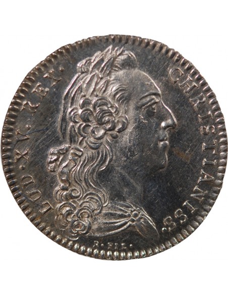 ETATS DE BRETAGNE, LOUIS XV – JETON ARGENT 1772 MORLAIX Daniel 121