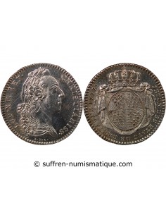 ETATS DE BRETAGNE, LOUIS XV – JETON ARGENT 1772 MORLAIX Daniel 121