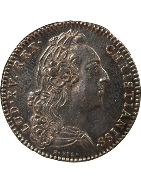 ETATS DE BRETAGNE, LOUIS XV – JETON ARGENT 1772 MORLAIX Daniel 121