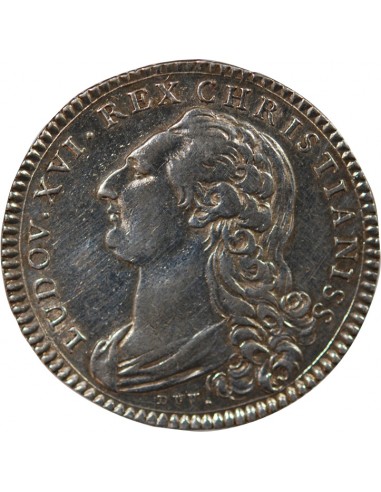 ETATS DE BRETAGNE, LOUIS XVI – JETON ARGENT 1778 RENNES Daniel 126