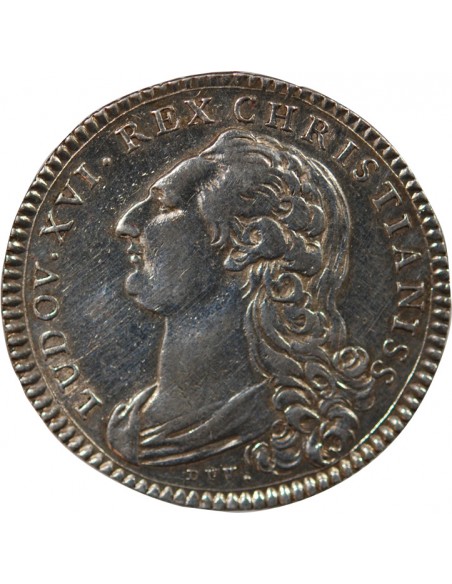 ETATS DE BRETAGNE, LOUIS XVI – JETON ARGENT 1778 RENNES Daniel 126