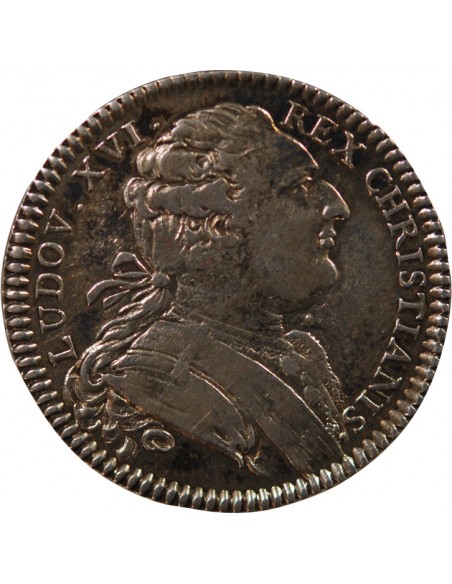 ETATS DE BRETAGNE, LOUIS XVI – JETON ARGENT 1780 RENNES Daniel 127