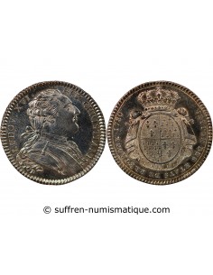 ETATS DE BRETAGNE, LOUIS XVI – JETON ARGENT 1780 RENNES Daniel 128