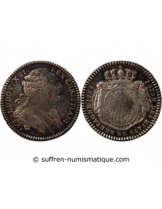 ETATS DE BRETAGNE, LOUIS XVI – JETON ARGENT 1784 RENNES Daniel 130