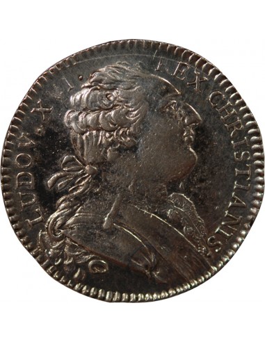 ETATS DE BRETAGNE, LOUIS XVI – JETON ARGENT 1786 RENNES Daniel 135