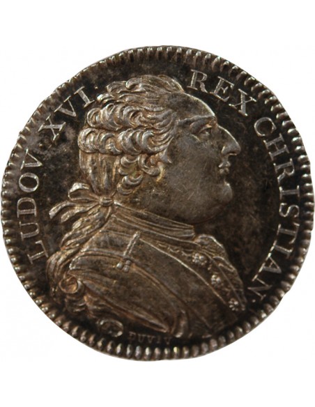 ETATS DE BRETAGNE, LOUIS XVI – JETON ARGENT 1786 RENNES Daniel 136