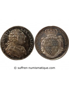 ETATS DE BRETAGNE, LOUIS XVI – JETON ARGENT 1786 RENNES Daniel 136