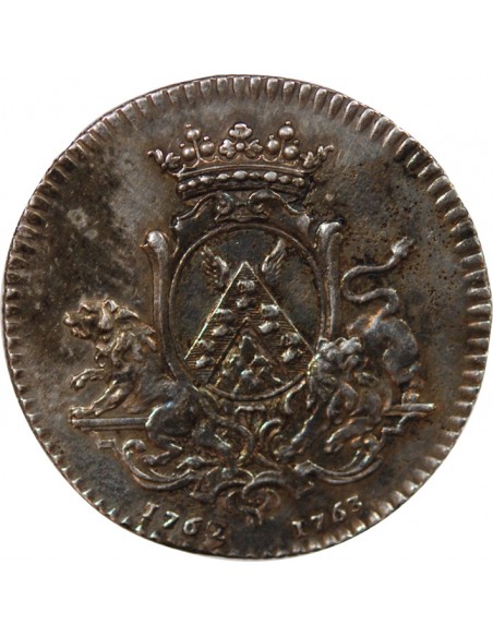 MAIRE DE NANTES - JETON ARGENT 1762-1763 "Joubert du Collet"