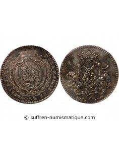 MAIRE DE NANTES - JETON ARGENT 1762-1763 "Joubert du Collet"