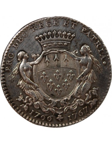 MAIRE DE NANTES, FRANCOIS LIBAULT – JETON ARGENT 1767