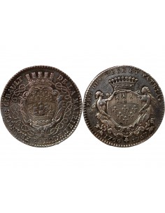 MAIRE DE NANTES, FRANCOIS LIBAULT – JETON ARGENT 1767