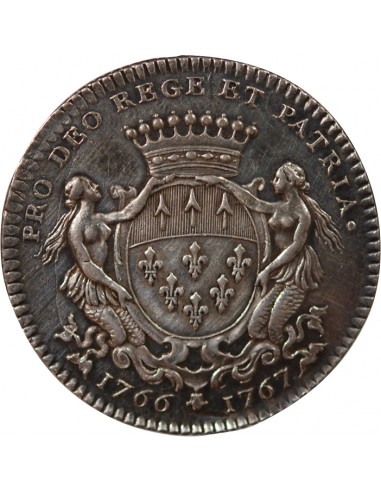 MAIRE DE NANTES, FRANCOIS LIBAULT – JETON ARGENT 1767