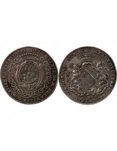 MAIRE DE NANTES, PIERRE DE LA VILLE DE CHAMBARDET – JETON ARGENT 1773 2