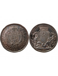 MAIRE DE NANTES, JEAN-BAPTISTE GELLÉE DE PREMION – JETON ARGENT 1776 2