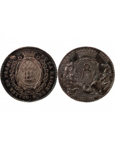MAIRE DE NANTES, JEAN-BAPTISTE GELLÉE DE PREMION – JETON ARGENT 1781 2