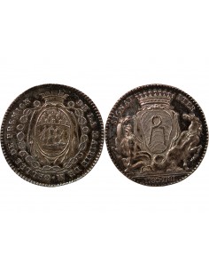 MAIRE DE NANTES, JEAN-BAPTISTE GELLÉE DE PREMION – JETON ARGENT 1781 2